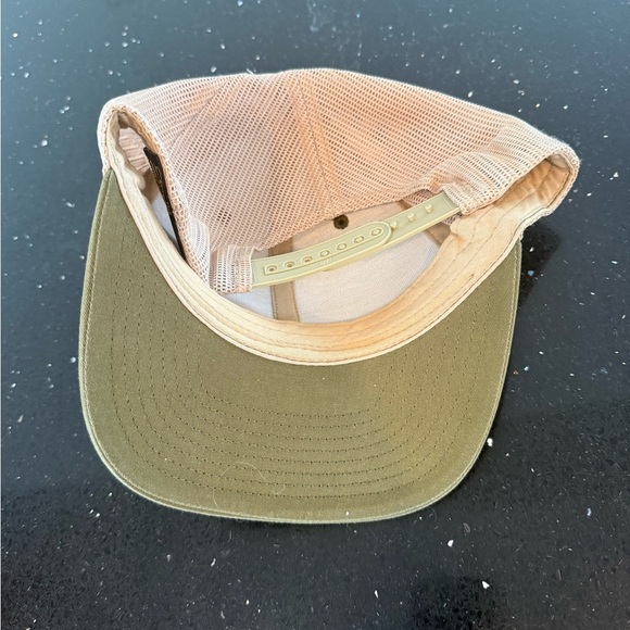 Olive Green Crux Bend Oregon Mesh Back Cap - Picture 4 of 4